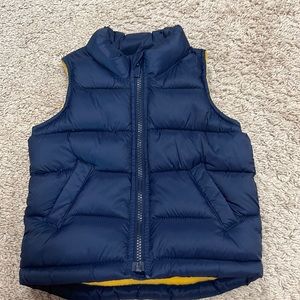 Blue Puffy Vest 18-24 Months